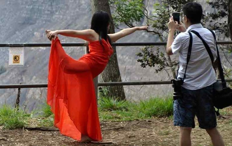 Glenn McClure's photo of dancer in volcano national park